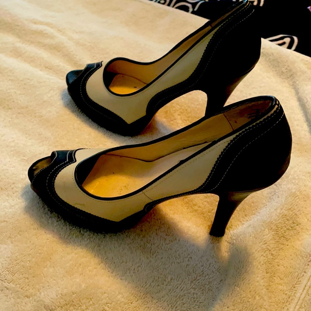 Steven By Steven Madden 4 inch vintage style heels genuine leather